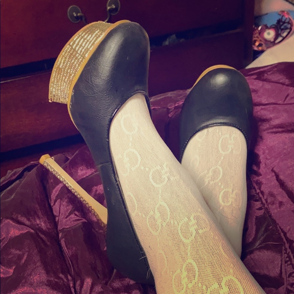 Black heels